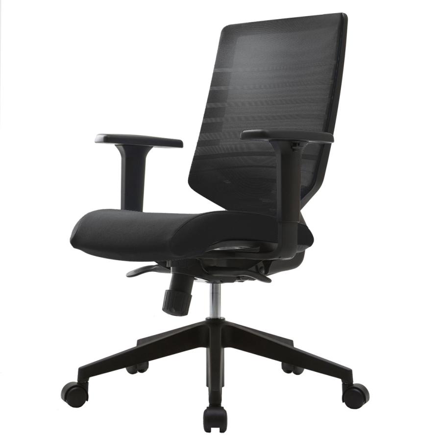 [個人宅配送可能商品]FURSYS T30オフィスチェア 可動肘 ブラック FHTN302RF006 アールエフヤマカワ