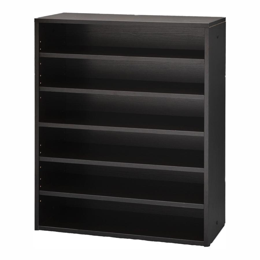 モジュラー連結シューズラック ワイド ダーク RFSR-7535DB アールエフヤマカワ