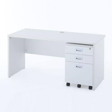 オフィスデスク 幅140cm Z-RFPLD-1460W2 ノルムシリーズ 木製デスク 
