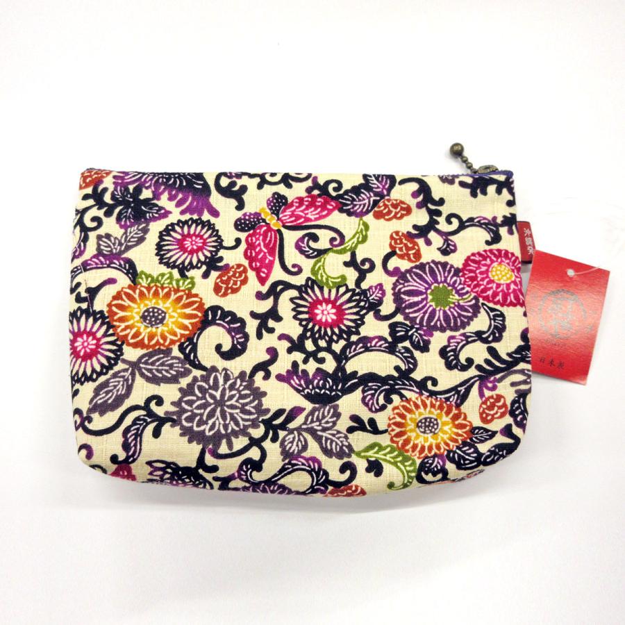 紅型柄 舟形ポーチ クリーム 沖縄 お土産 ポーチ 紅や Rfo0239 琉球フロントonlineshop 通販 Yahoo ショッピング