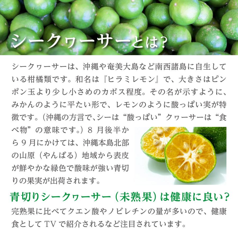 山原シークワーサー 2L×6本セット 送料無料 山原シークヮーサー 沖縄産