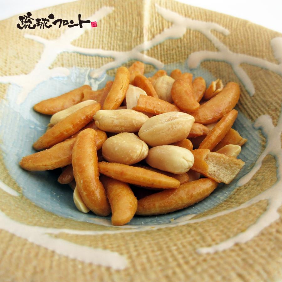 亀田の柿の種 沖縄限定 泡盛に合う ラフテー風味 22g×5袋 メール便