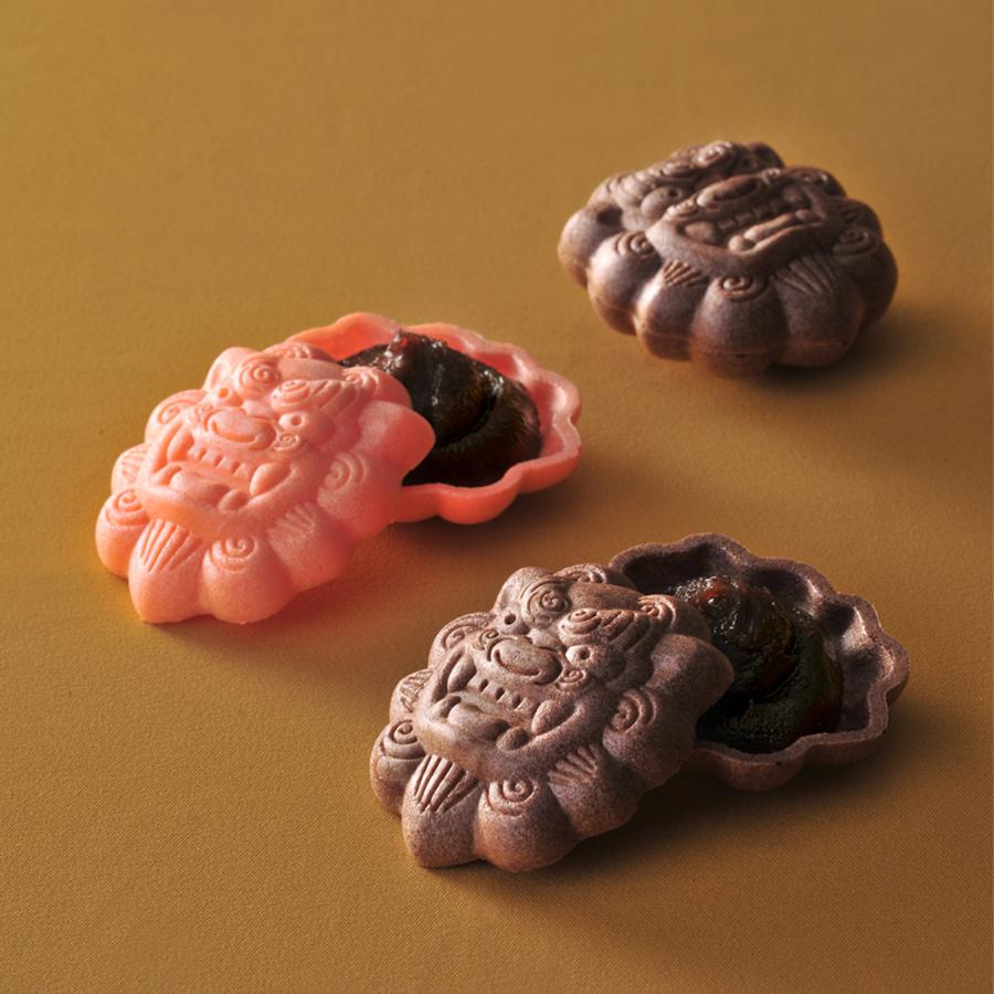 沖縄最中 6個入×4箱セット シーサー最中 沖縄 お土産 もなか モナカ