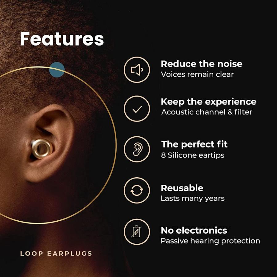 国内正規品聴覚過敏 耳鳴り防止 ハイファイ イヤープラグループ エクスペリエンス / Loop Experience 聴覚保護用耳栓 耳栓 -  ilgaimportadora.com