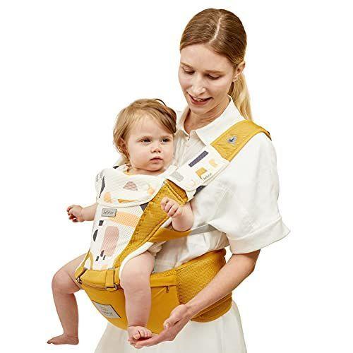 2227円 ワンピなど最旬ア ベビーアムールbebamour 抱っこひも ヒップシート 軽量 通気メッシュ ベビーキャリア 前向き抱っこ おんぶ 6way ウェストキ