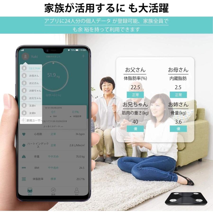 売れ筋 体脂肪計 スマホ連動 体組成計 体重計 高精度ito Bia技術 Iph 赤ちゃんの体重計算可能 体脂肪 体水分 筋肉量 Bmiなど多項指標 その他キッチン家電 Www Sustentec Com Br