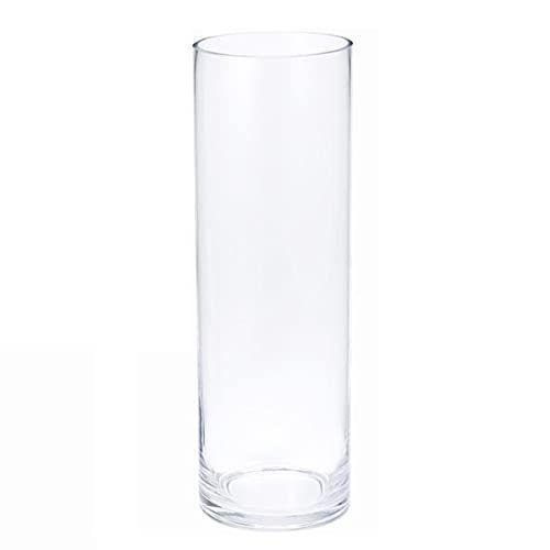 円柱 花瓶 大 フラワーベース ガラス 一輪挿し北欧 透明 花器 シンプル クリア 北欧 大きな インテリア 室内 大きい 飾り 直 セール