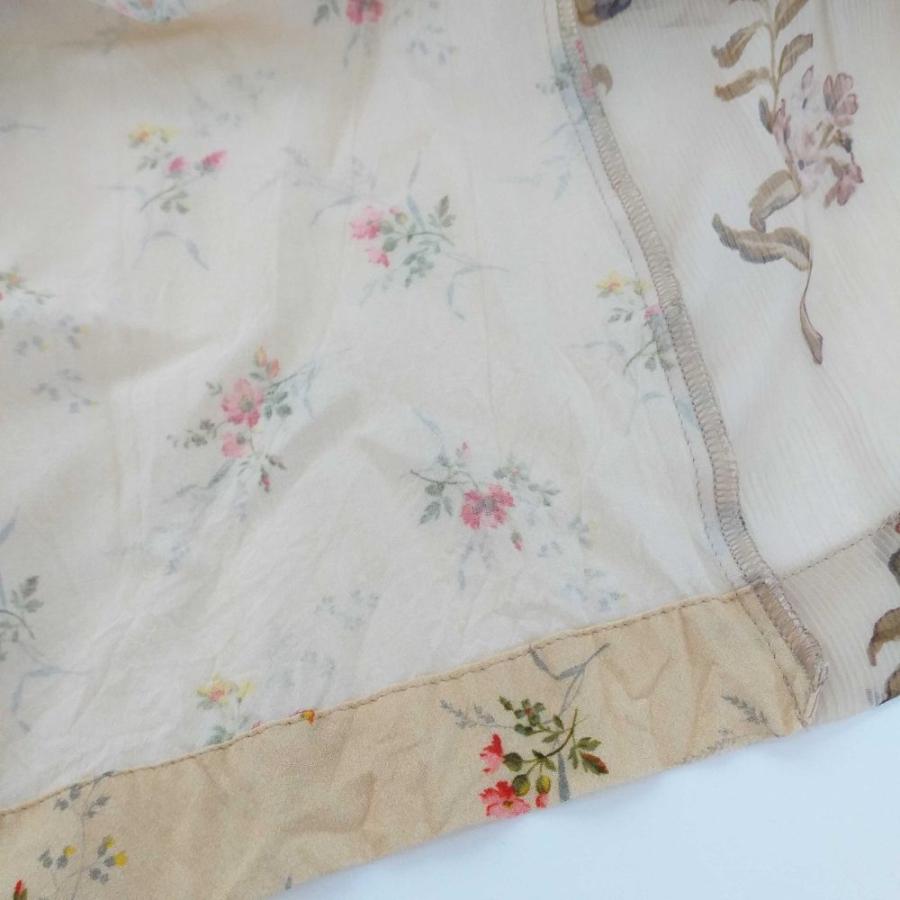 トリココムデギャルソン 花柄・プリーツスカート/TT-S024/ベージュ