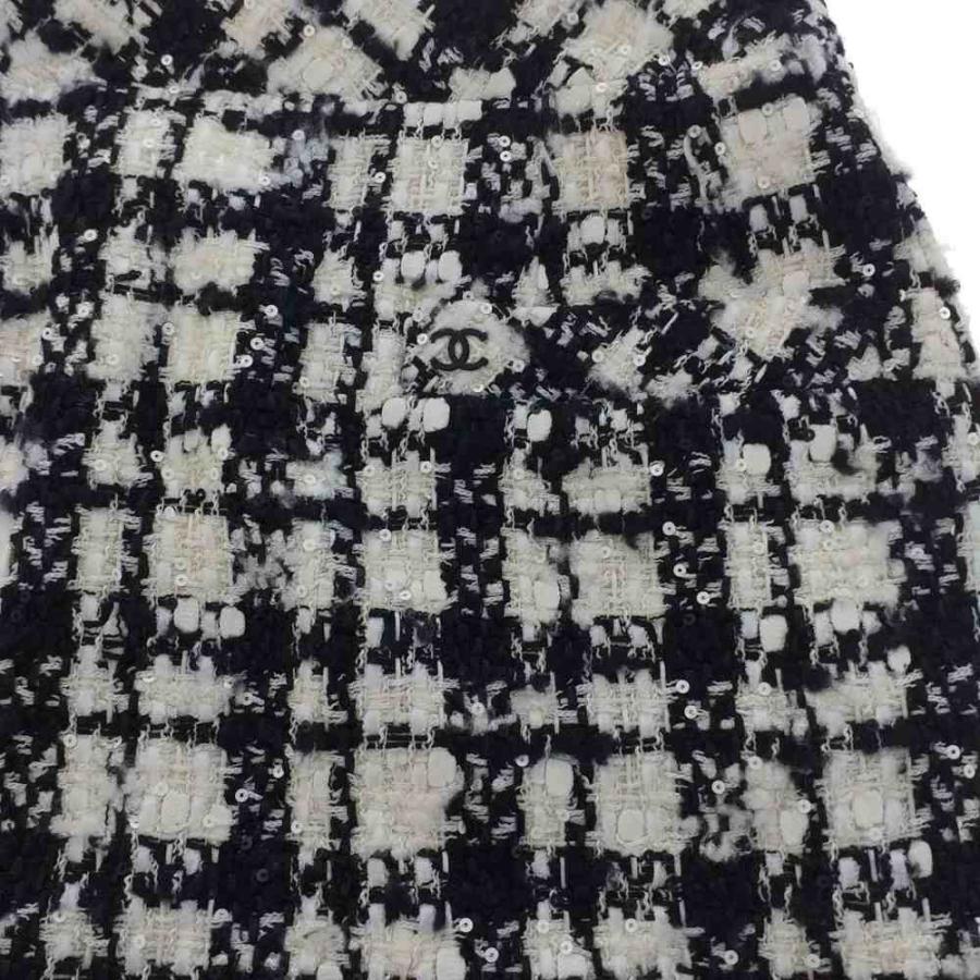 CHANEL シャネル ツイード タイトスカート サイズ34 シャネル CHANEL ココマークボタン ツイード スカート サイズ