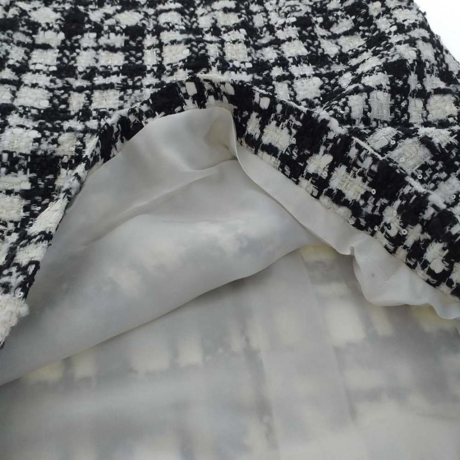 CHANEL シャネル スパンコールツイードタイトスカート