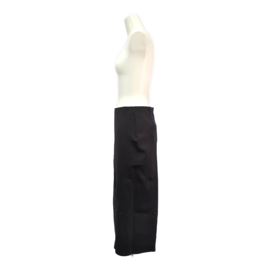 美品✨ The row ザロウ ロングスカート フレア ウエストゴム 黒 XS THE ROW ザロウ ALUMO SKIRT ストレッチ ロングタイトスカート フレア