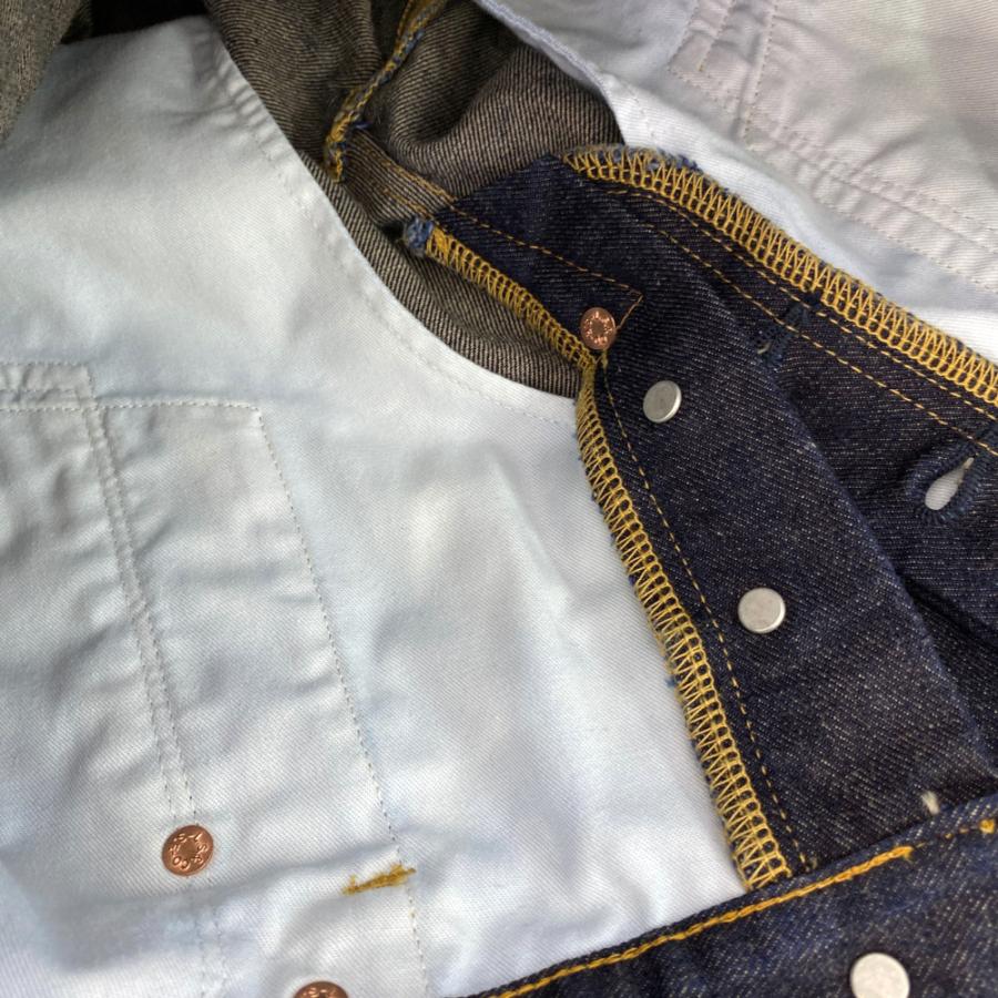 アイジュンヤワタナベマン Levis Wネーム セルヴィッチデニム  