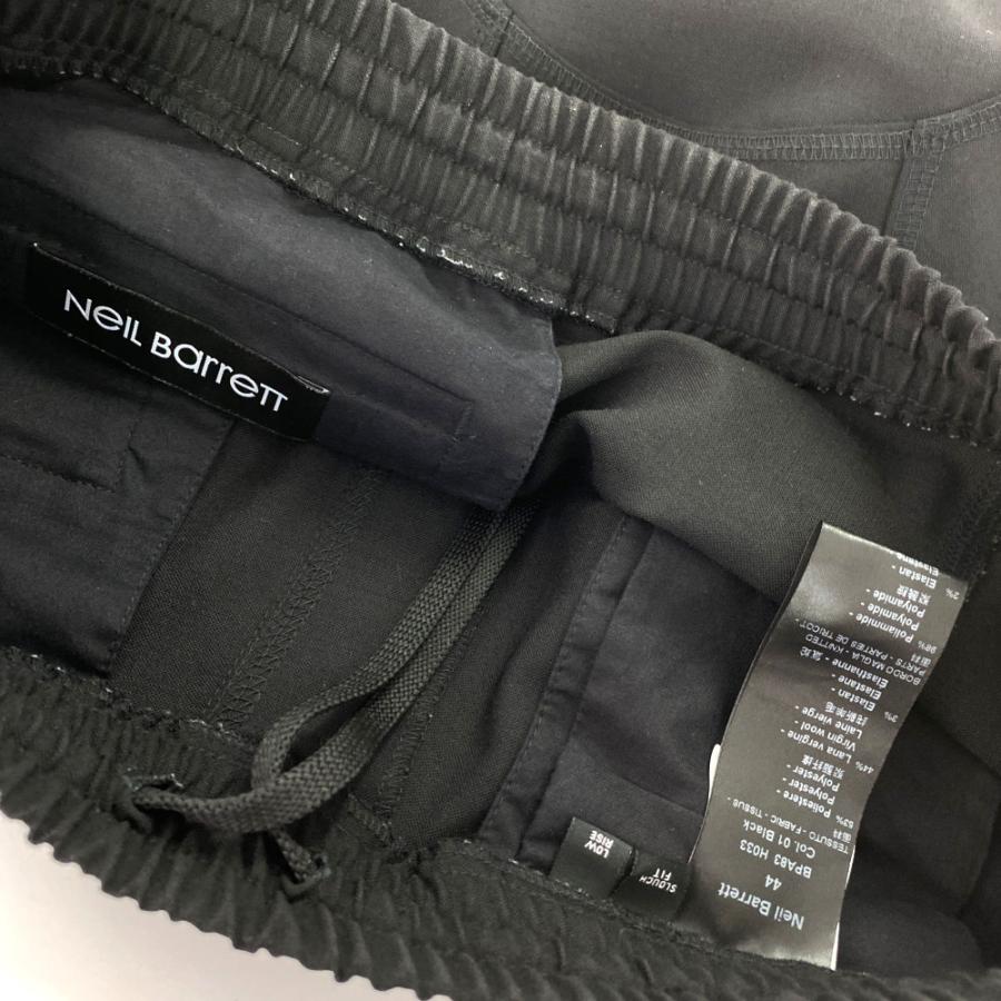 NEIL BARRETT ニールバレット リブ サルエルパンツ/BPA83H033/44 