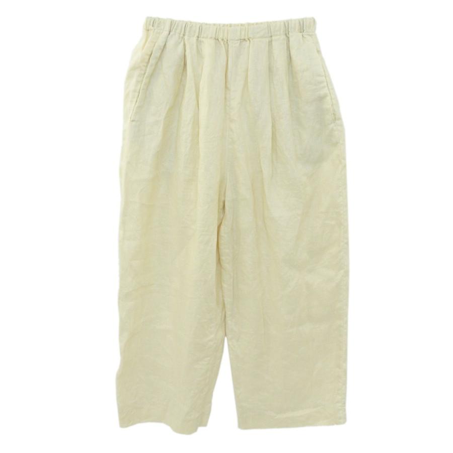 ナゴンスタンス フレンチリネン2ワイドゴムパンツ・ワイドパンツ  