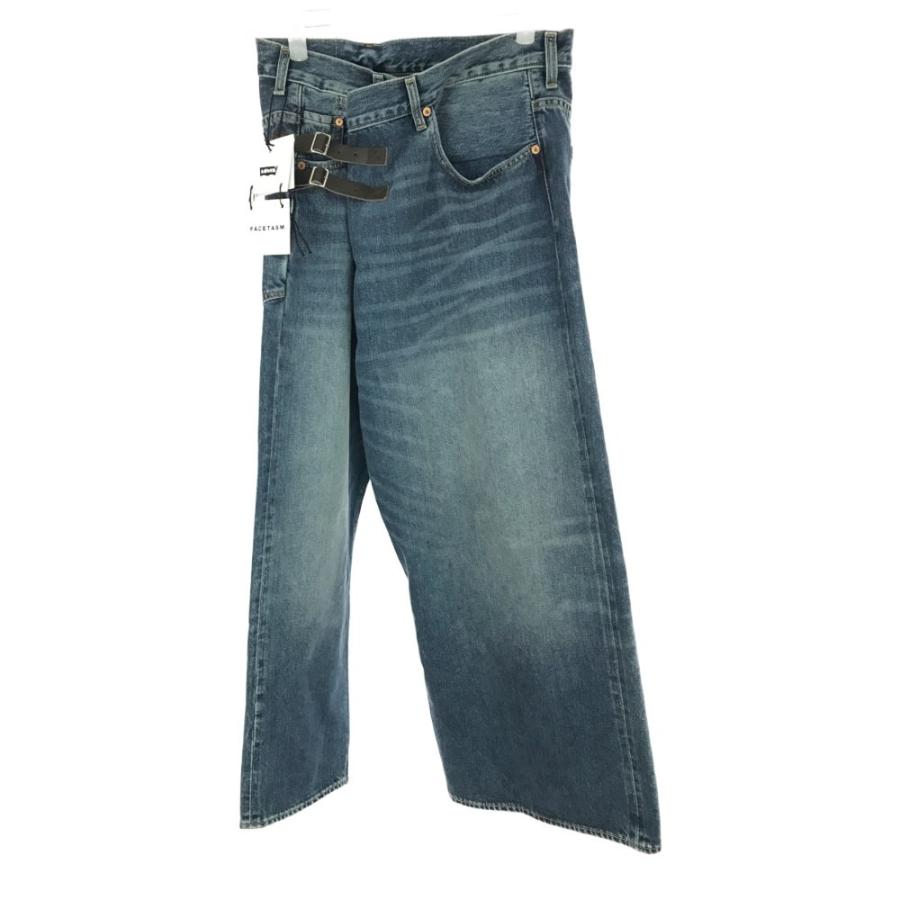 美品・ファセッタズム WIDE & SLIM 501・ワイドパンツ/YA-PT-u07 美品・ファセッタズム WIDE & SLIM 501・ワイドパンツ/YA-PT-u07