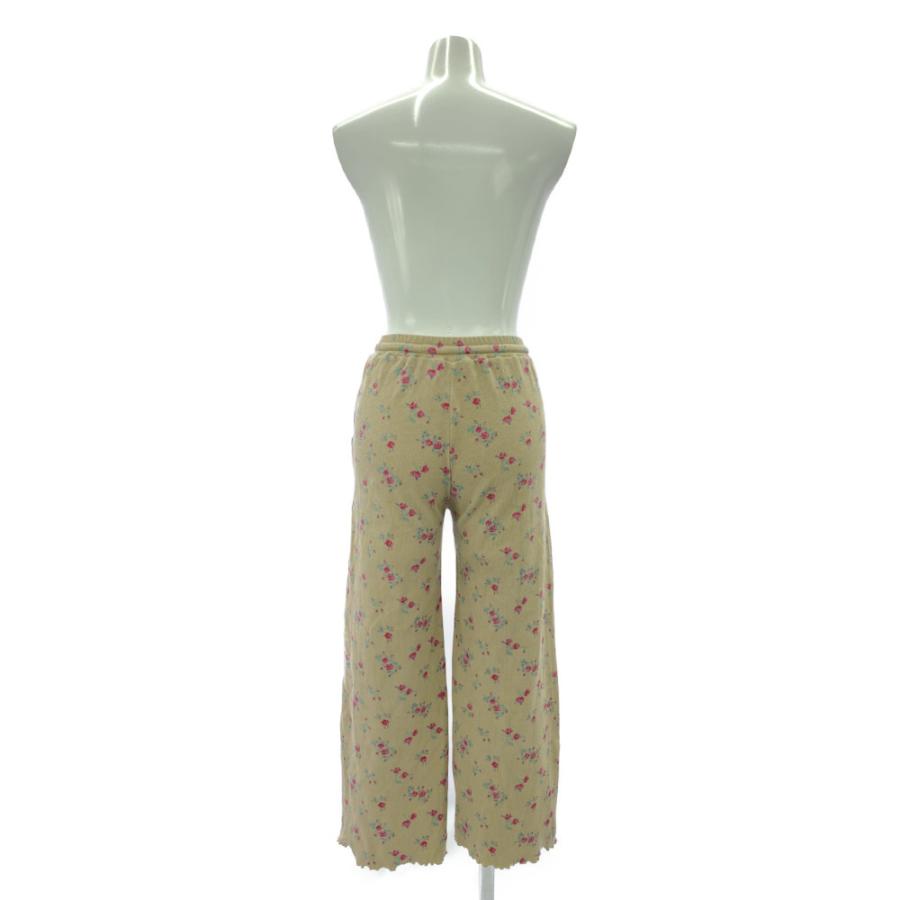 HOLIDAY ホリデイ SUPER RIB PANTS（FLOWER）・フラワー クロップド丈