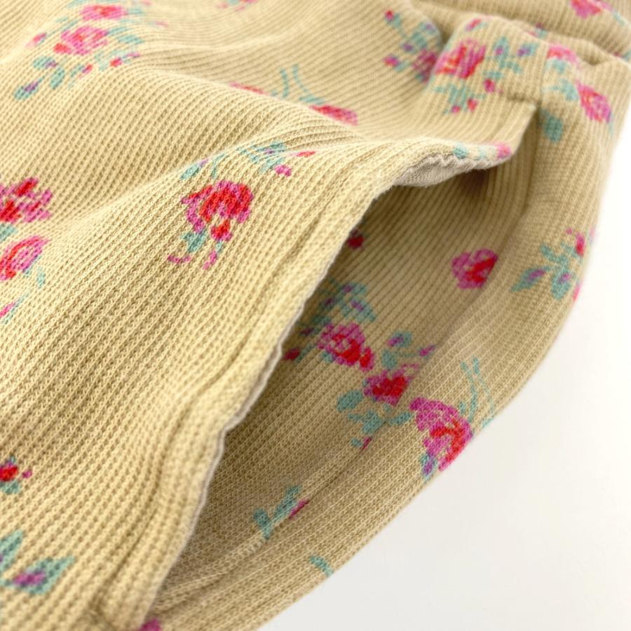 HOLIDAY ホリデイ SUPER RIB PANTS（FLOWER）・フラワー クロップド丈