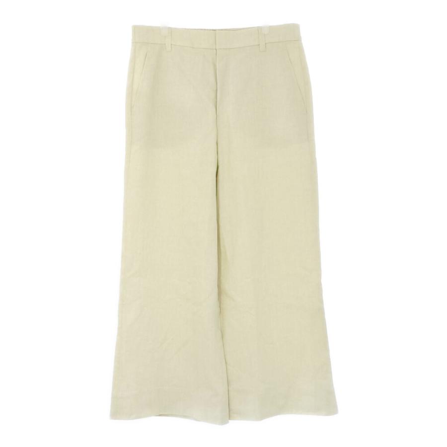 BRUNELLO CUCINELLI ブルネロクチネリ ワイド フレア コットン リネン