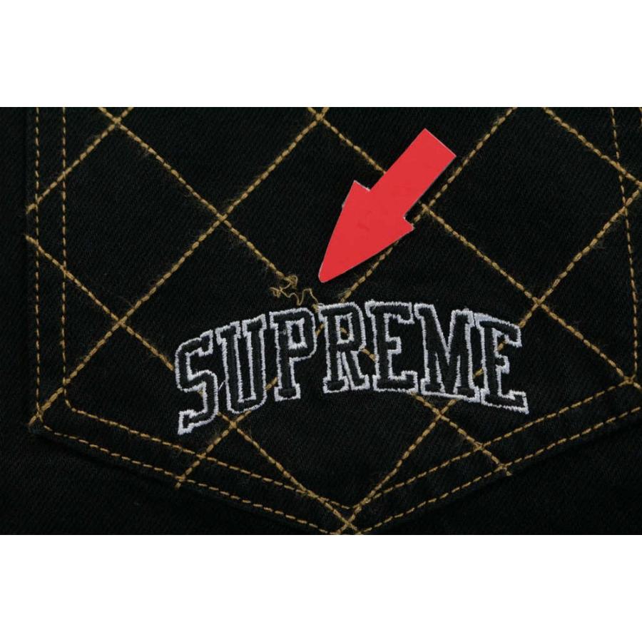 Supreme シュプリーム 18FW Diamond Stitch Denim Chore Coat