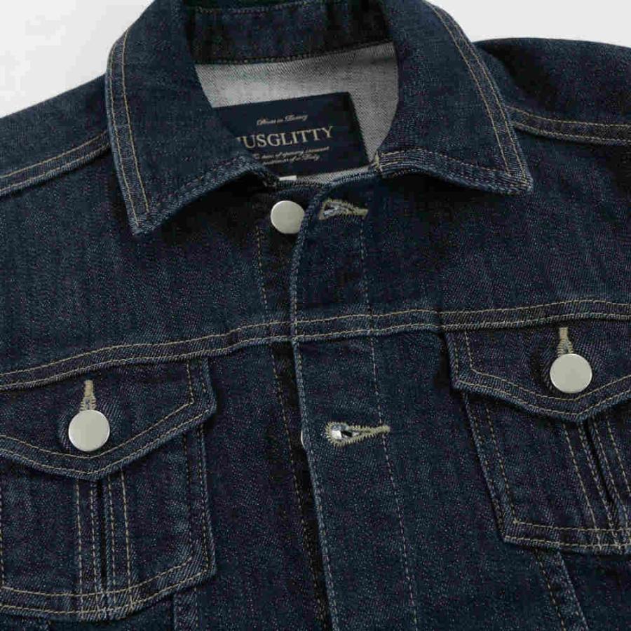 JUSGLITTY - JUSGLITTY☆デニムジャケット ジャスグリッティー （Gジャン）デニムジャケット/2/ネイビー