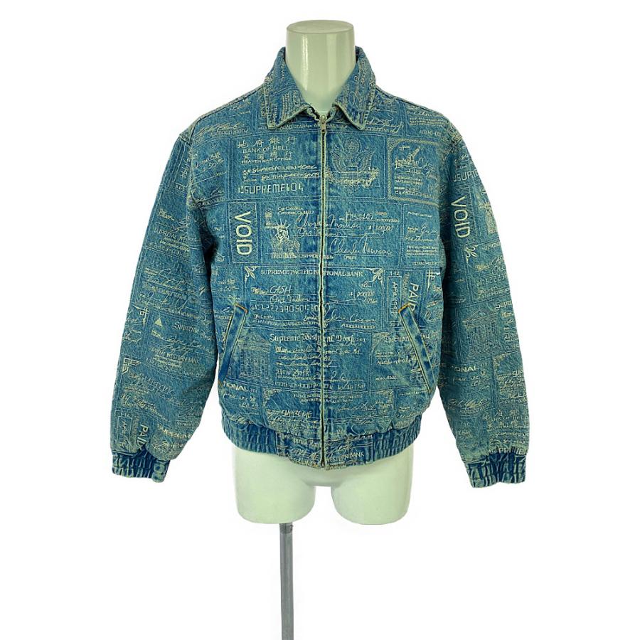 Supreme Checks Embroidered Denim Jacket