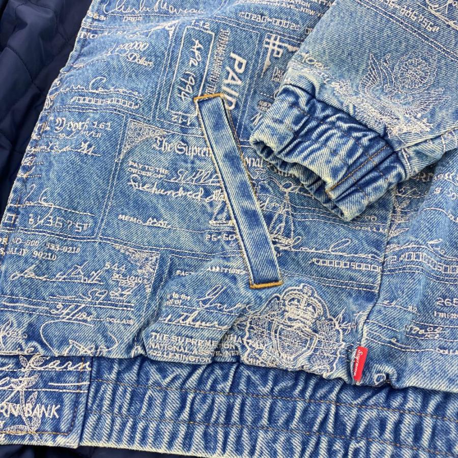 Supreme（シュプリーム） Checks Embroidered Denim Jacket （Gジャン