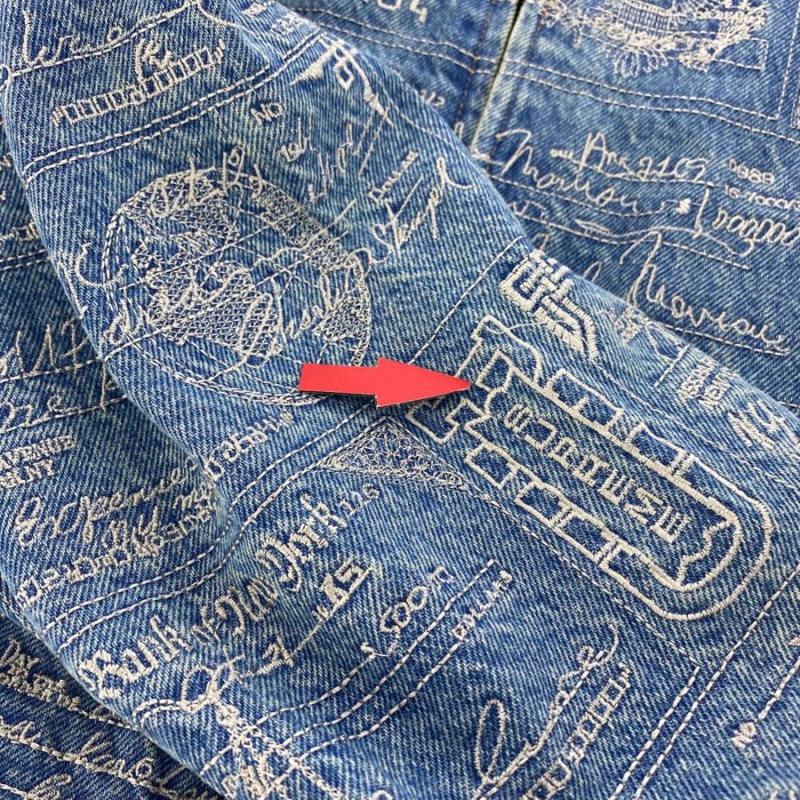 supreme デニムジャケット 楽天市場】シュプリーム Checks Embroidered Denim Jacket （G