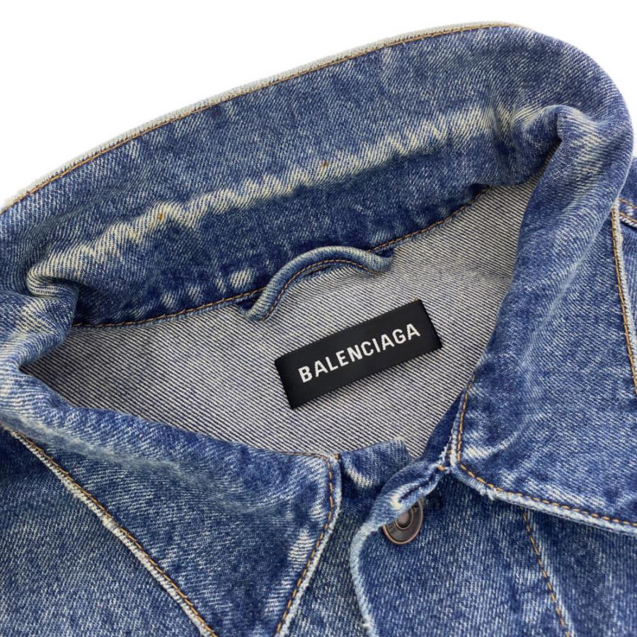 BALENCIAGA（バレンシアガ） 18AW バックBBロゴ刺繍デニムジャケット