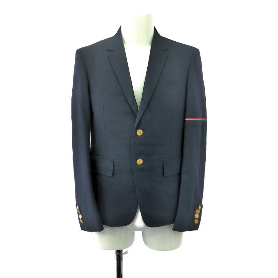 専用■トムブラウン　トリコロール　セットアップスーツ　上下　ジャケット　ネイビー THOM BROWNE トムブラウン MJ0067A-04391415 トリコロール