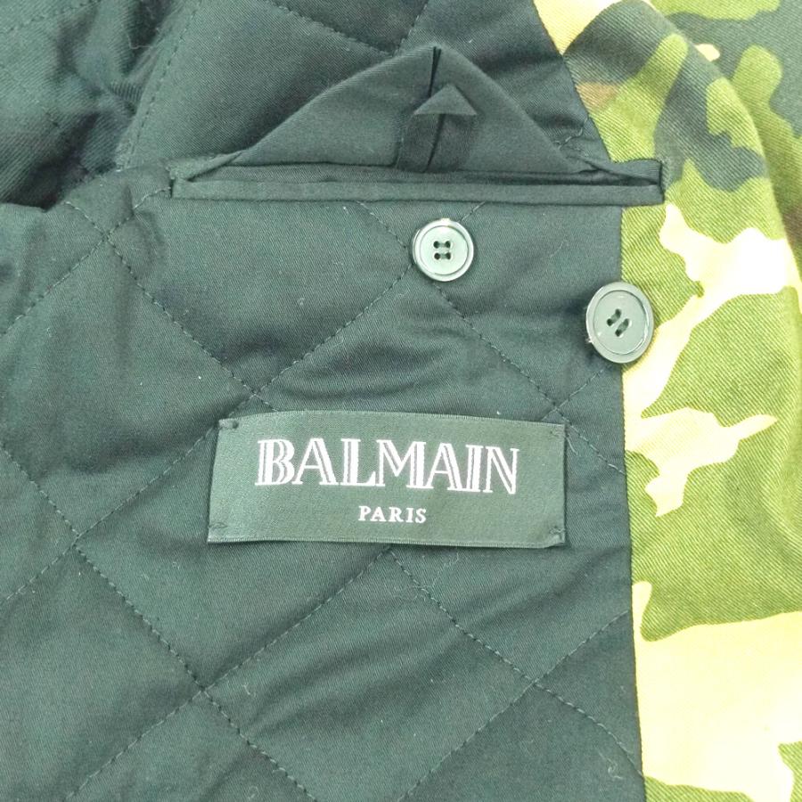 BALMAIN バルマン 迷彩 カモフラージュ テーラードダブル BALMAIN バルマン 迷彩 カモフラージュ テーラードダブル