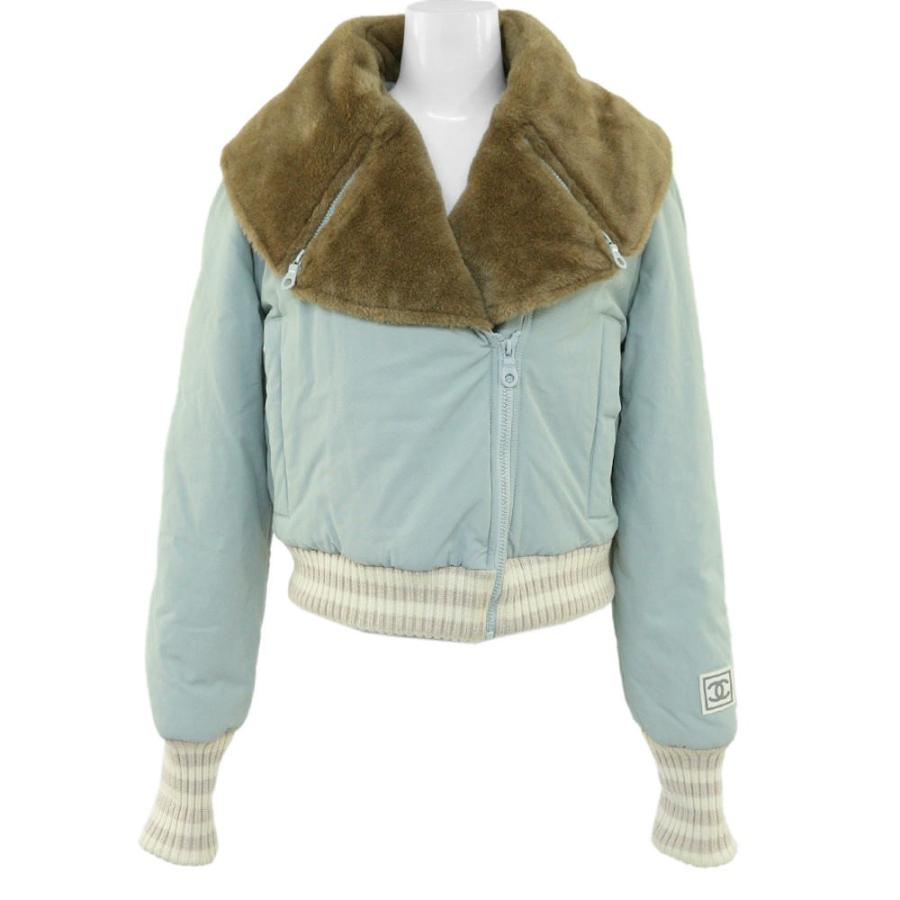 CHANEL　スポーツラインジャンバー CHANEL（シャネル） スポーツライン・ボア・ジップアップジャケット
