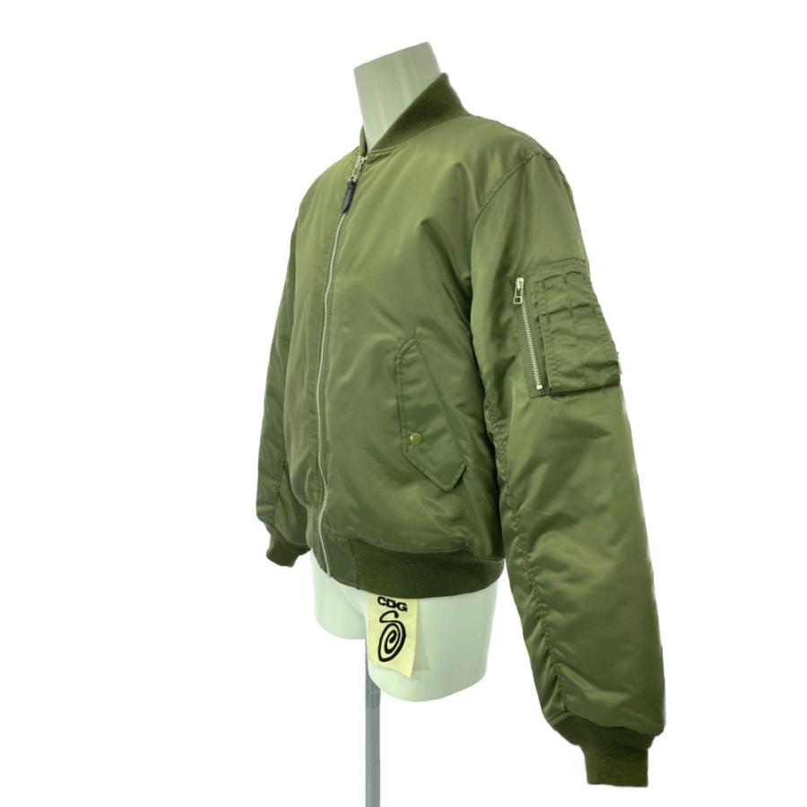 Stussy ステューシー　MA-1 ジャケット アウター オリーブ　カーキS STUSSY（ステューシー） CDG MA-1 JACKET・フライトジャケットブルゾン