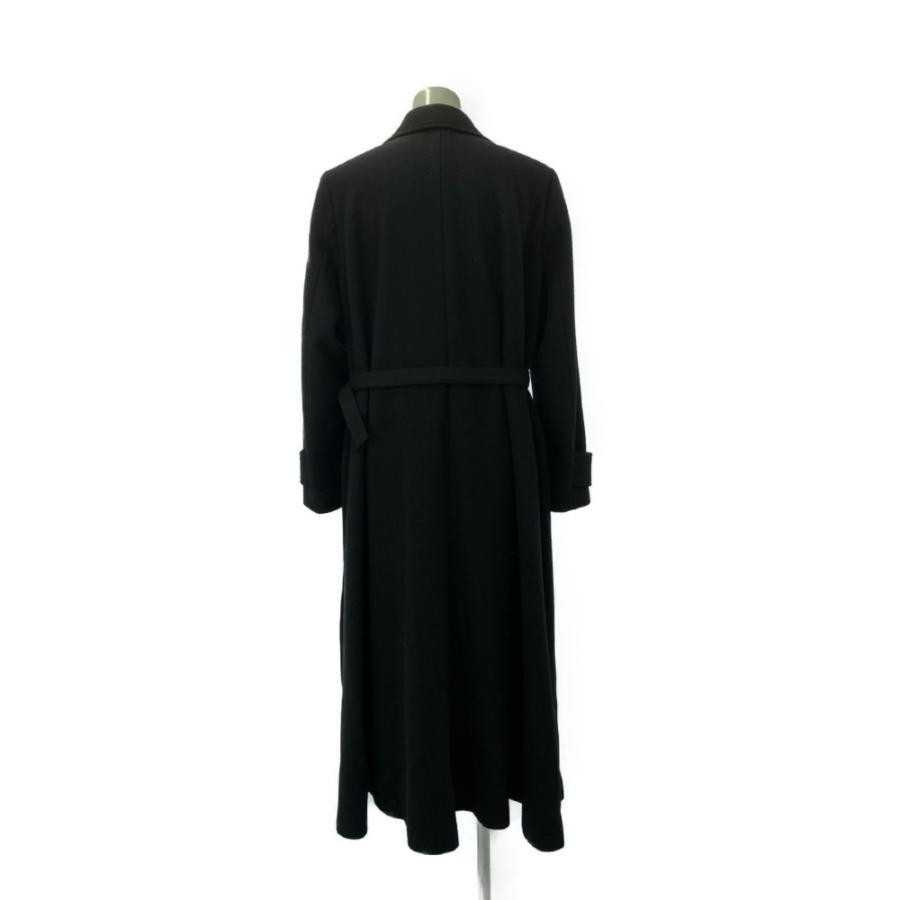 Ameri / BELT FLARE LONG COAT ブラックM Ameri（アメリ）の「BELT FLARE LONG COAT（チェスターコート