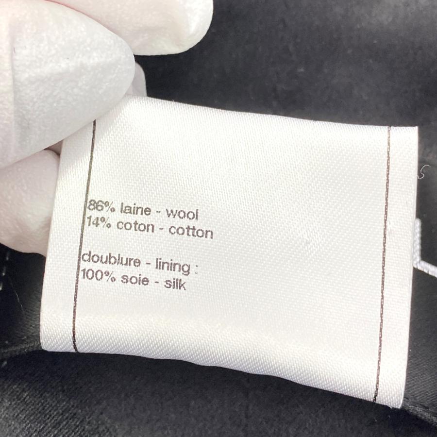 CHANEL シャネル ウール コットン ツイード ライオンボタン A CHANEL シャネル ウール コットン ツイード ライオンボタン A