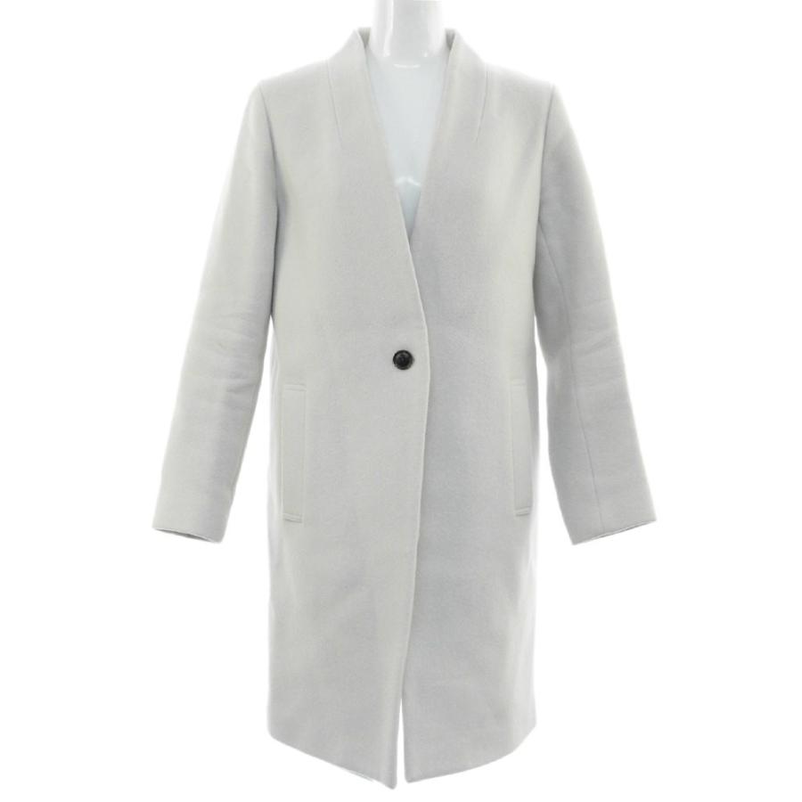 ヴァンドゥーオクトーブル エアリーウールカラーコート 853 38 オフホワイト 22 Octobre Rf4 B 5nca0055l リファスタ Yahoo ショッピング店 通販 Yahoo ショッピング