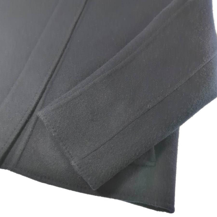 (ラスト1点) INED イネド ウール ショート丈 ノーカラーコート/71-54112010/9/ネイビー/アウター/デート/b251224/600803 | INED | 04