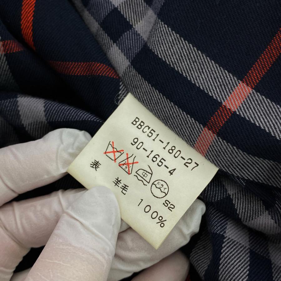 BURBERRY（バーバリー） ウールステンカラーコート/ネイビー/BURBERRY