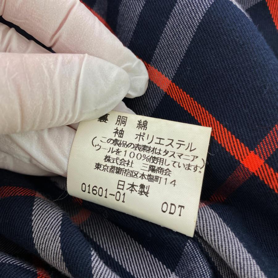 BURBERRY（バーバリー） ウールステンカラーコート/ネイビー/BURBERRY
