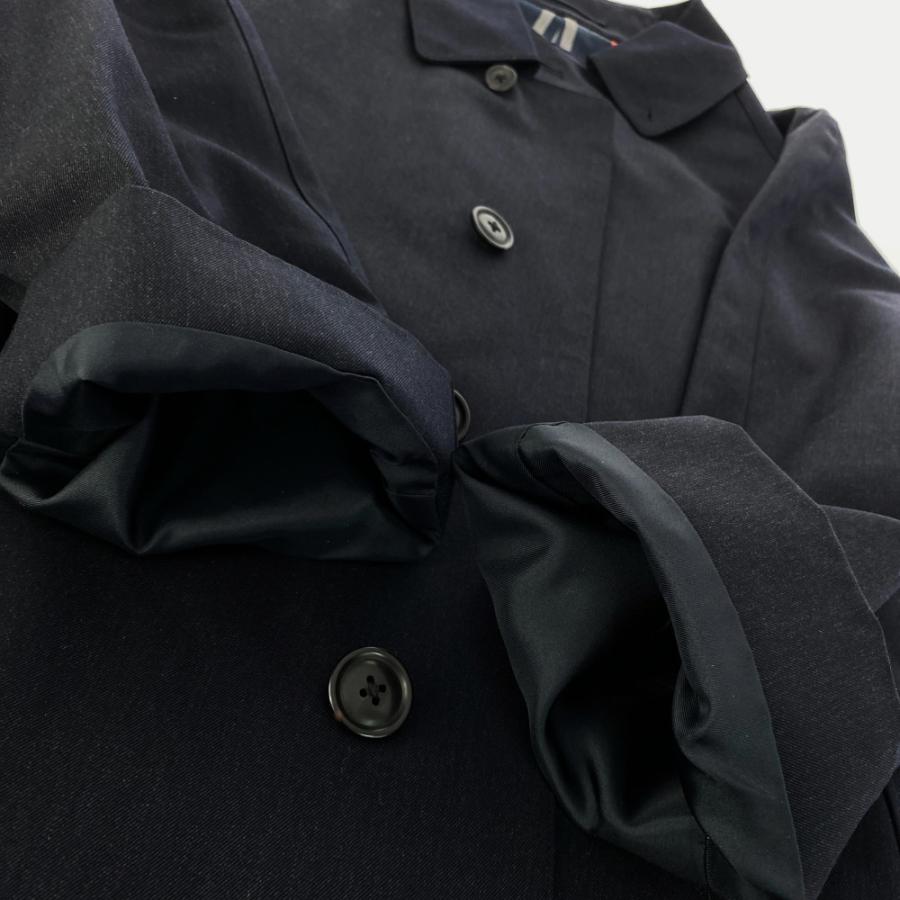 BURBERRY（バーバリー） ウールステンカラーコート/ネイビー/BURBERRY