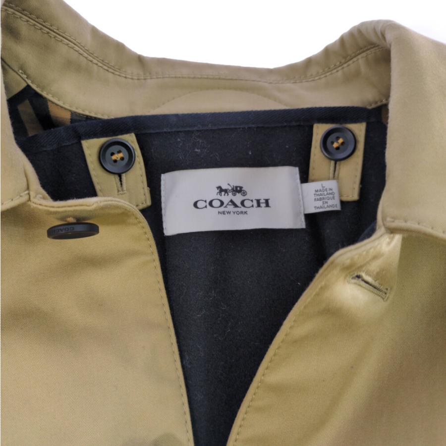 COACH（コーチ） ベストライナー付 ステンカラーコート/F333823/L