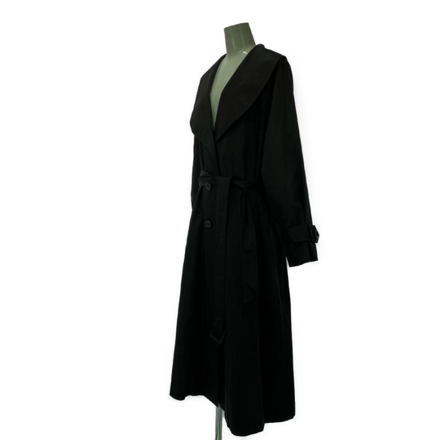 黒 トレンチコート クリスチャン・ディオール クリスチャンディオール ショールカラーロングトレンチコート/11