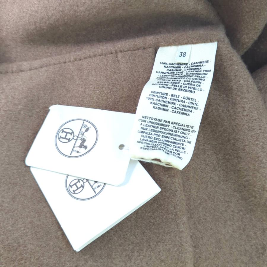 HERMES（エルメス） MANTEAU ESPRIT PEIGNOIR・カシミア フード ラップ