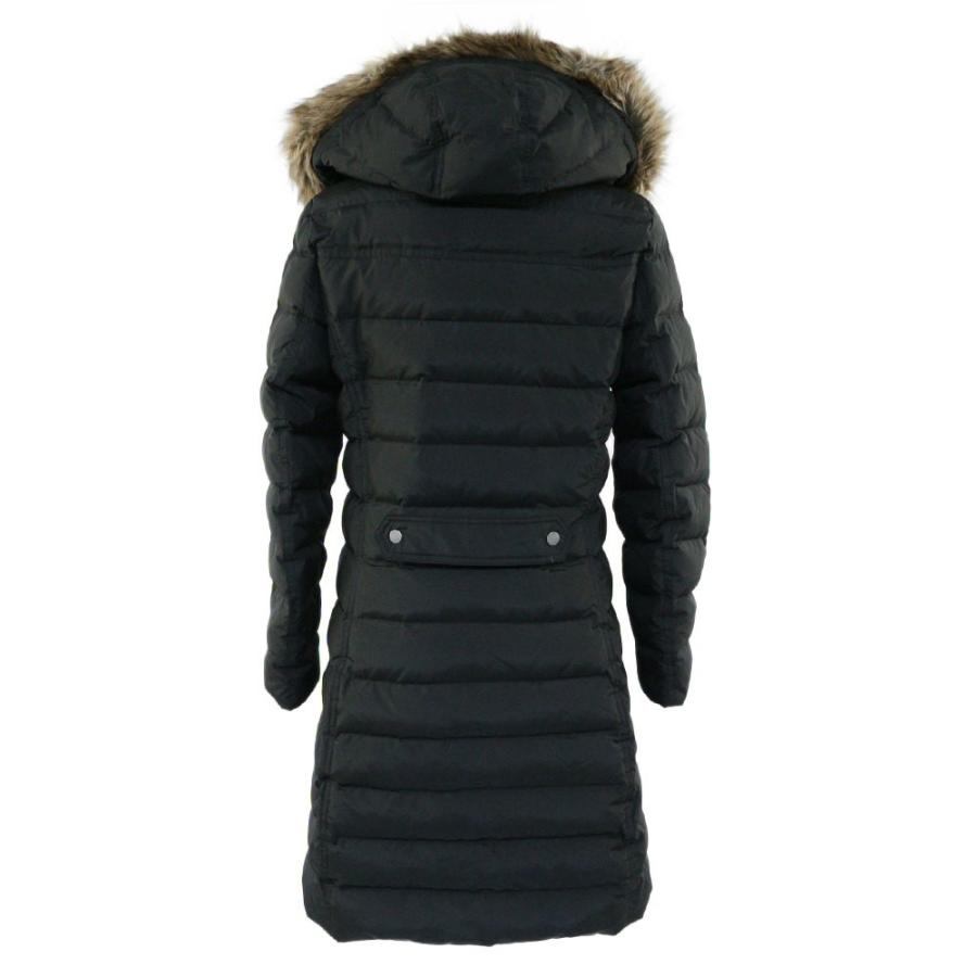 トミーヒルフィガー黒ロングダウンコート