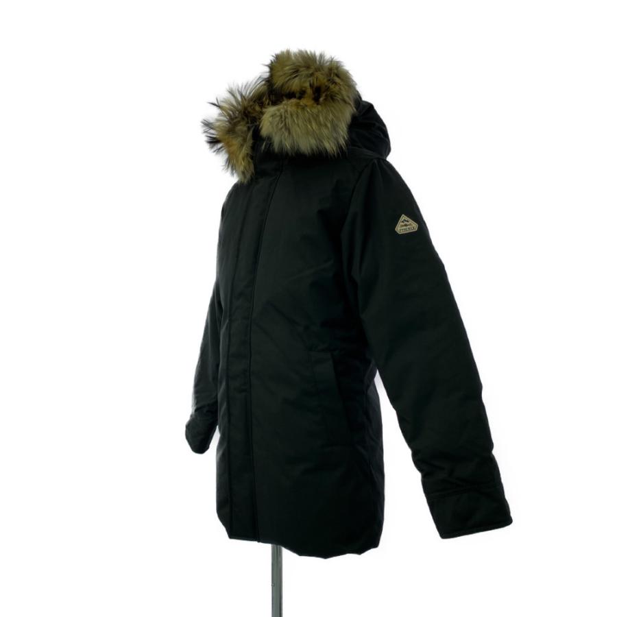 【未使用に近い】PYRENEX ANNECY FUR ブラック Pyrenex（ピレネックス） ANNECY(アヌシー)・ダウンコートファーフード