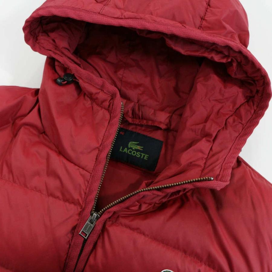 LACOSTE ラコステ フード付き ダウンジャケット/F2490/BH6857/46 LACOSTE ラコステ フード付き ダウンジャケット/F2490/BH6857/46