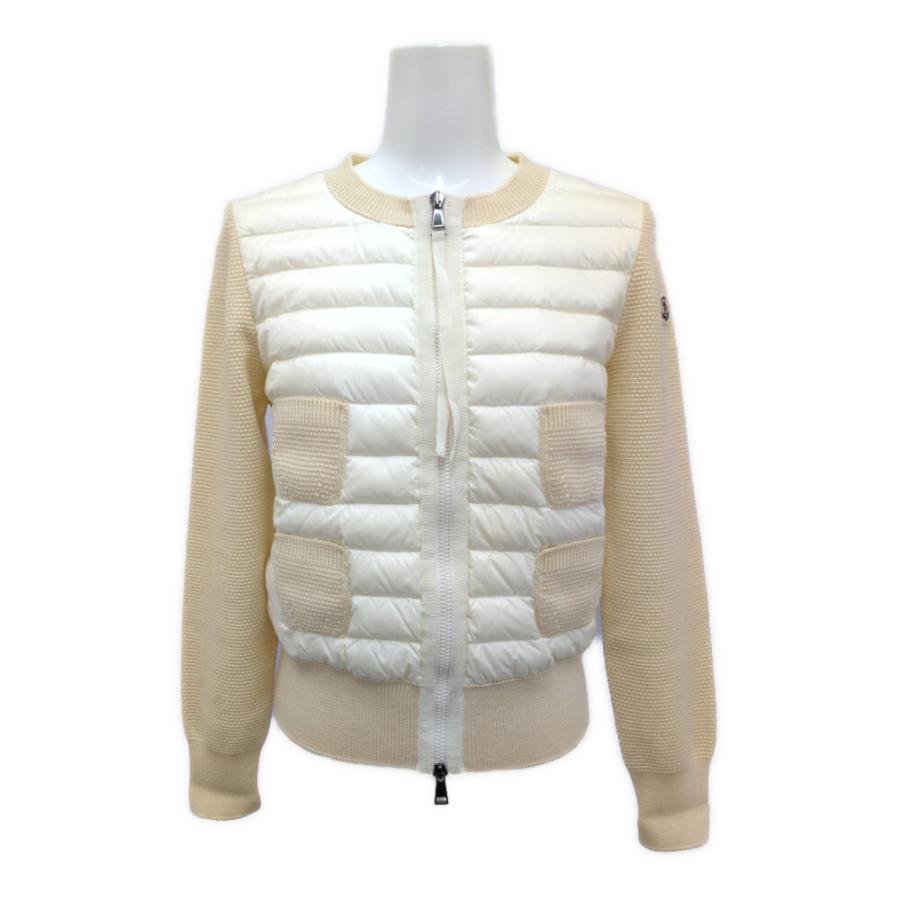 MONCLER（モンクレール） 異素材切り替え ニット ダウン