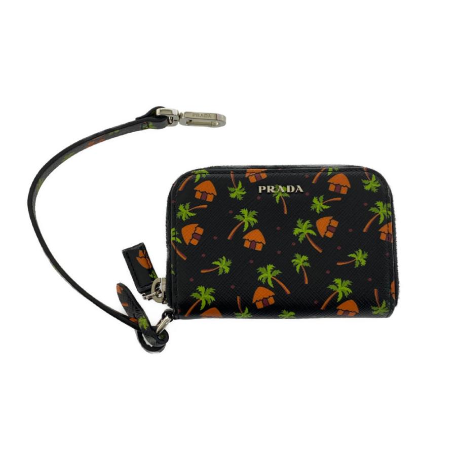 PRADA プラダ サフィアーノレザー コインケース コインパース PRADA プラダ SAFFIANO サフィアーノ パームツリー コインケース