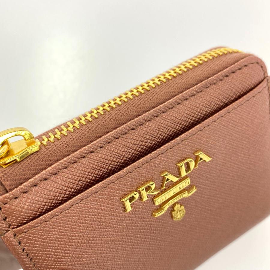 PRADA プラダ レザー L字ファスナーコインケース(コインパース PRADA プラダ レザー L字ファスナーコインケース(コインパース