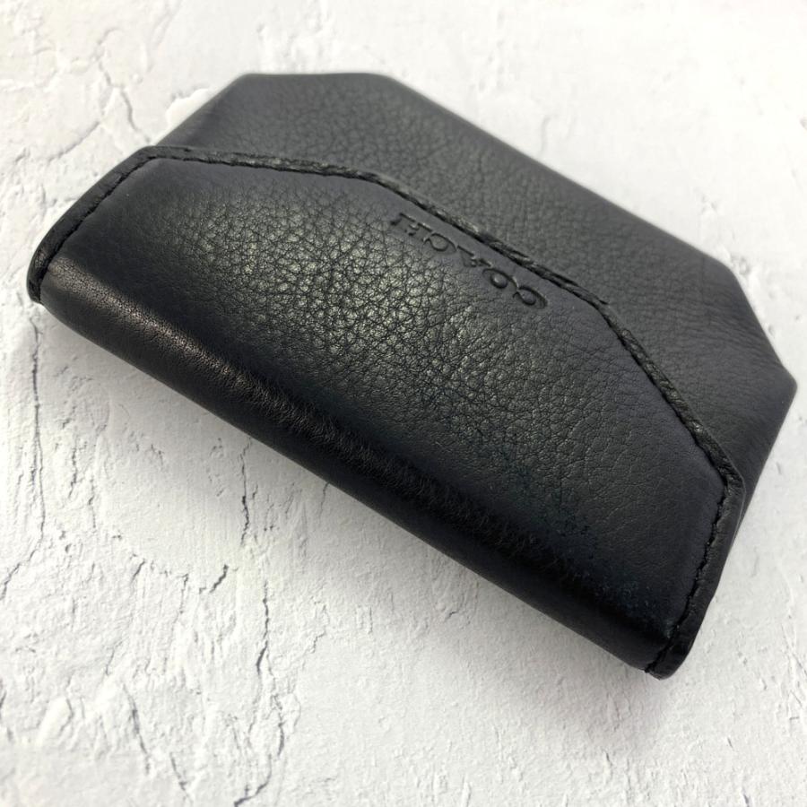 COACH 黒 レザー コインケース COACH コーチ レザー コインケース（コインパース・小銭入れ