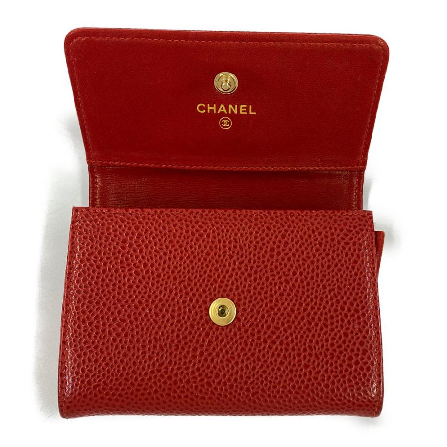 CHANEL（シャネル） キャビアスキン ココマーク カードケース コイン